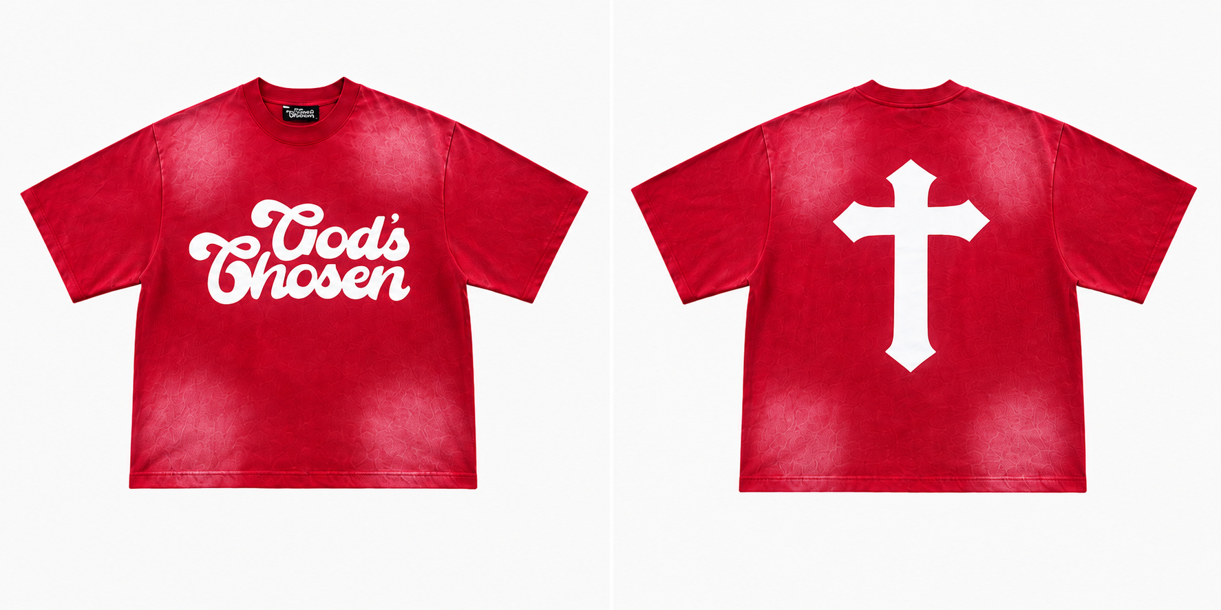 Lightweight God's Chosen Tee - Red