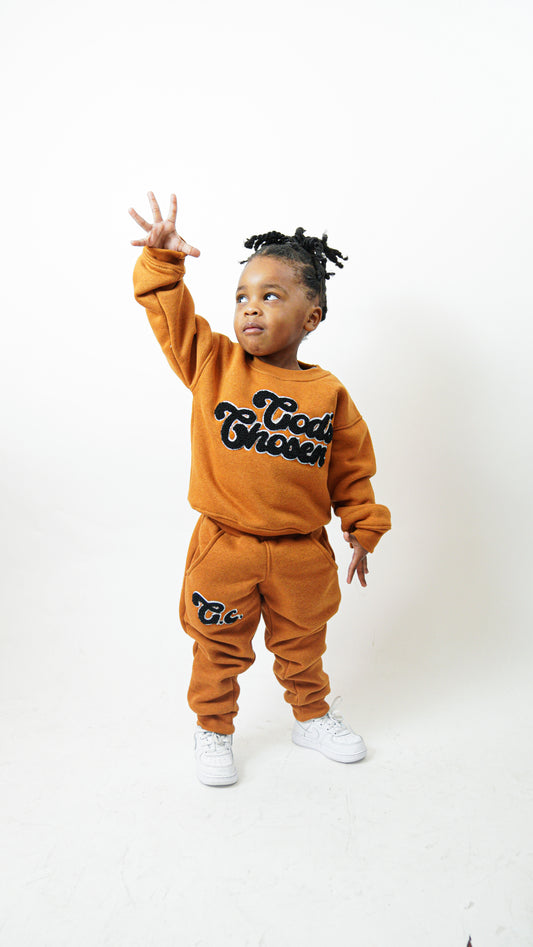 Kids Brown G.C. Sweatsuit